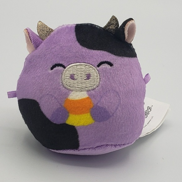 Halloween Micromallows Lot Of 4 Mummy, Vampire, Bat, Cow With Candy‎ Corn - Picture 6 of 11